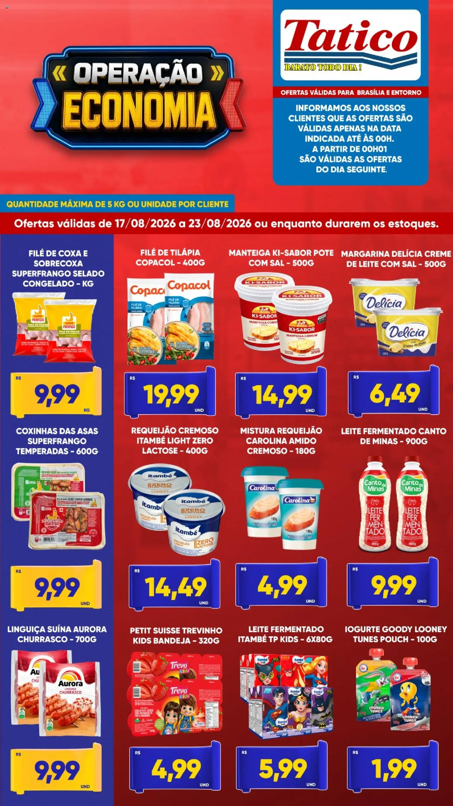 Pré-Visualização do folheto "Tatico - Ofertas da semana" da loja Tatico válido a partir de 17/08/2026