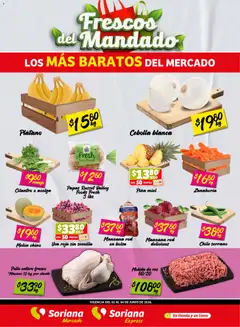 Vista previa las ofertas de la tienda Soriana - Soriana Frescos del Mandado Mercado: Tamaulipas desde el 02/06/2026 