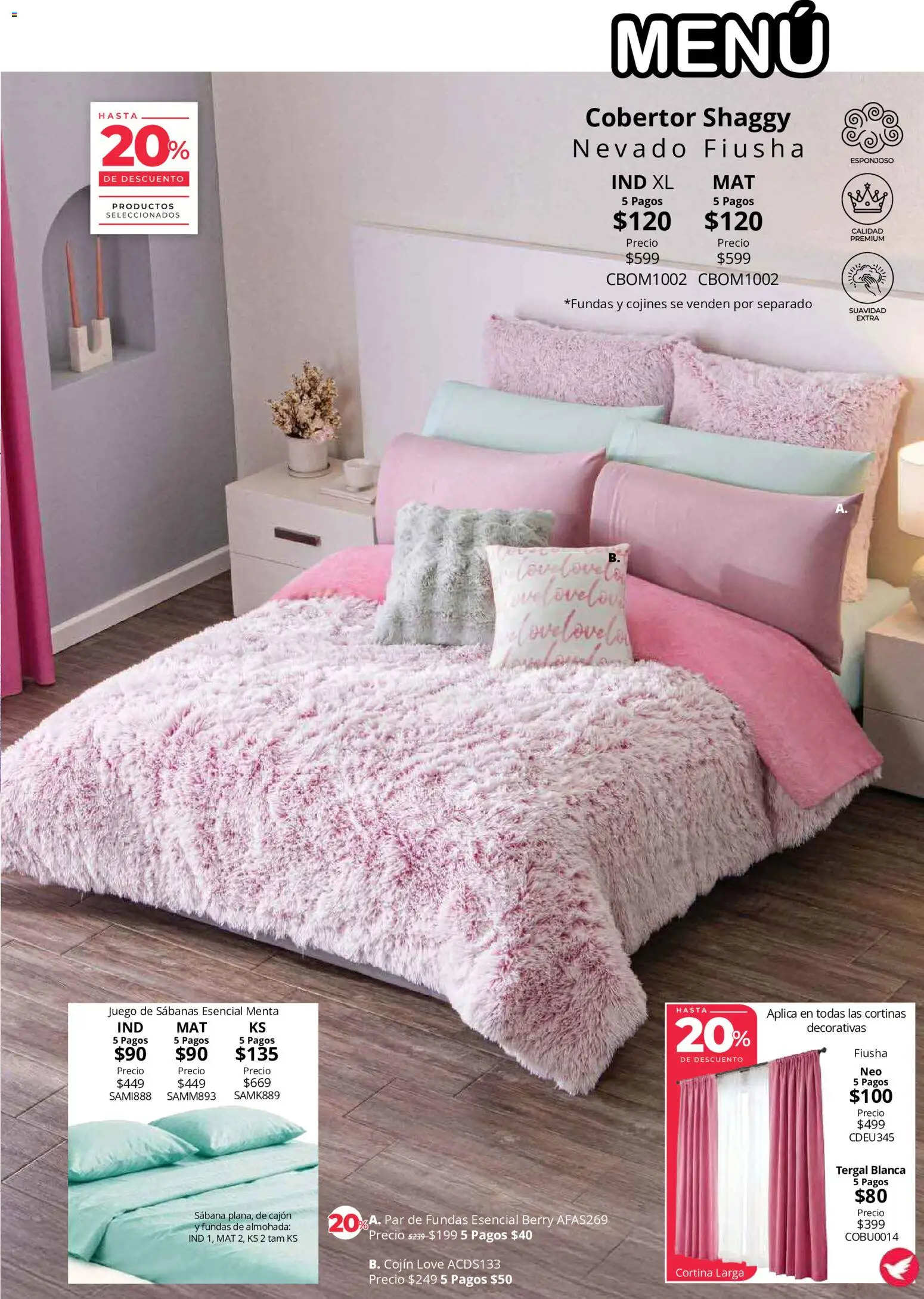 Vista previa las ofertas de la tienda Colchas Concord - Colchas Concord catálogo Colección Cobertor desde el 01/08/2026 