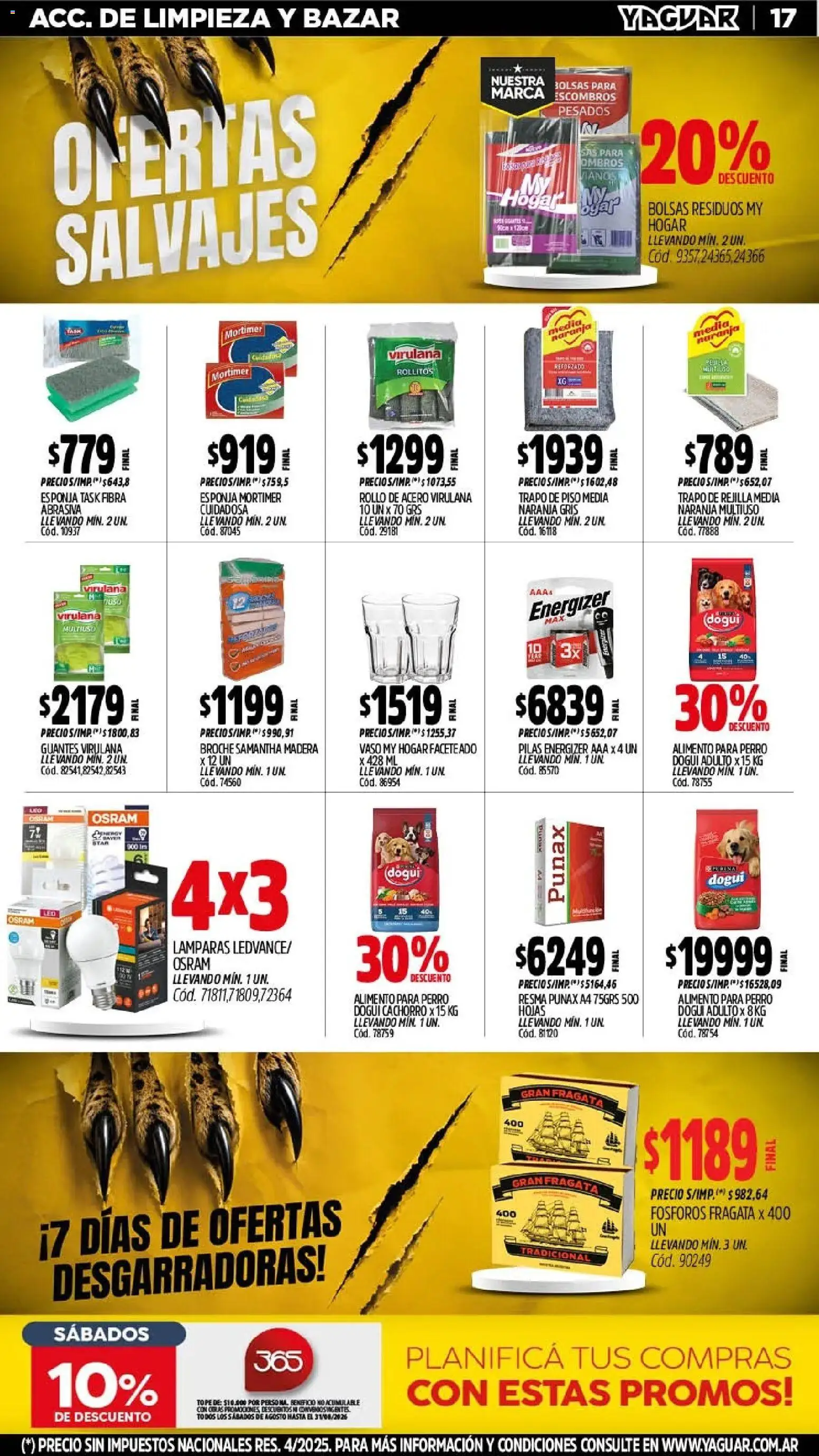 Vista previa del folleto de la tienda Yaguar válido desde el 03/08/2026 