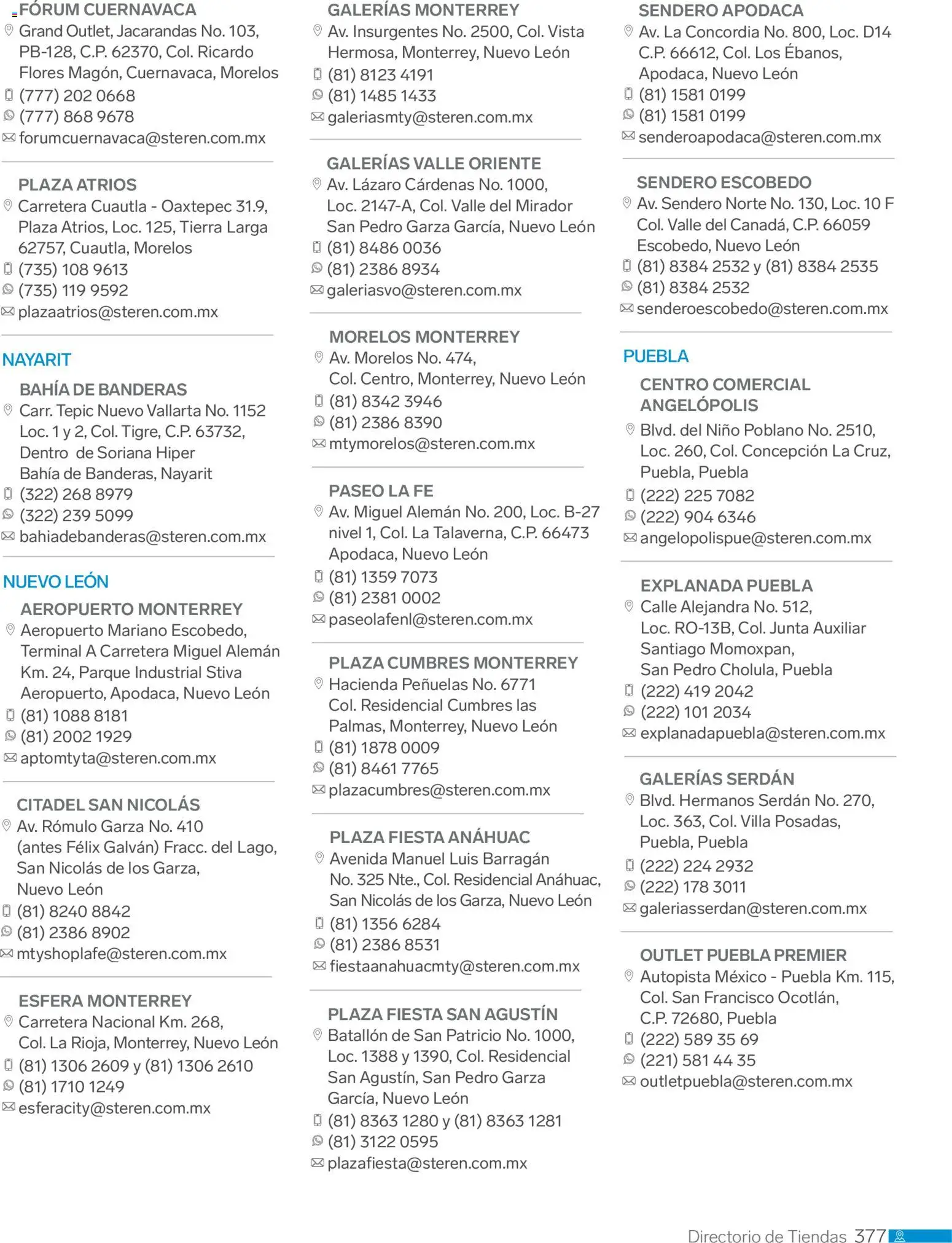 Vista previa las ofertas de la tienda Steren - Catálogo desde el 01/01/2026 