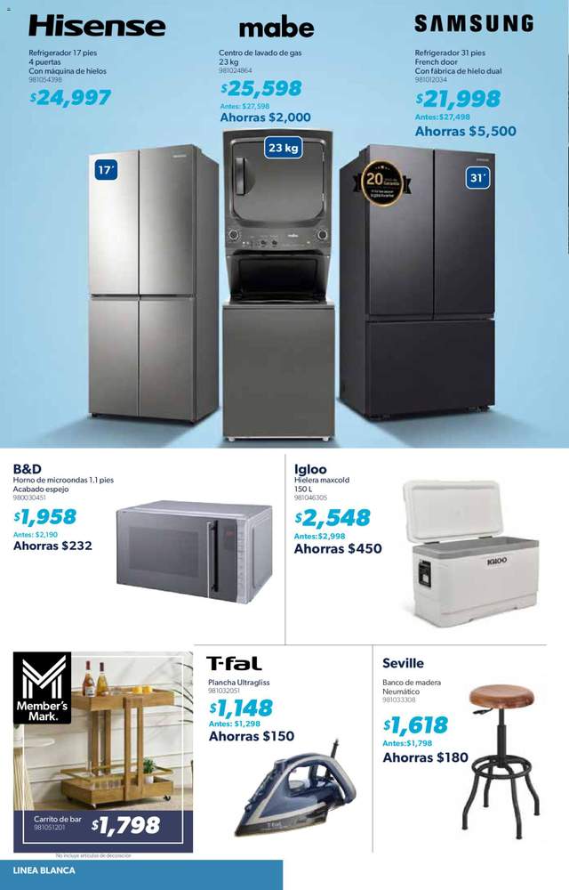 Nuevo catálogo de Sam's Club a partir del 05/08