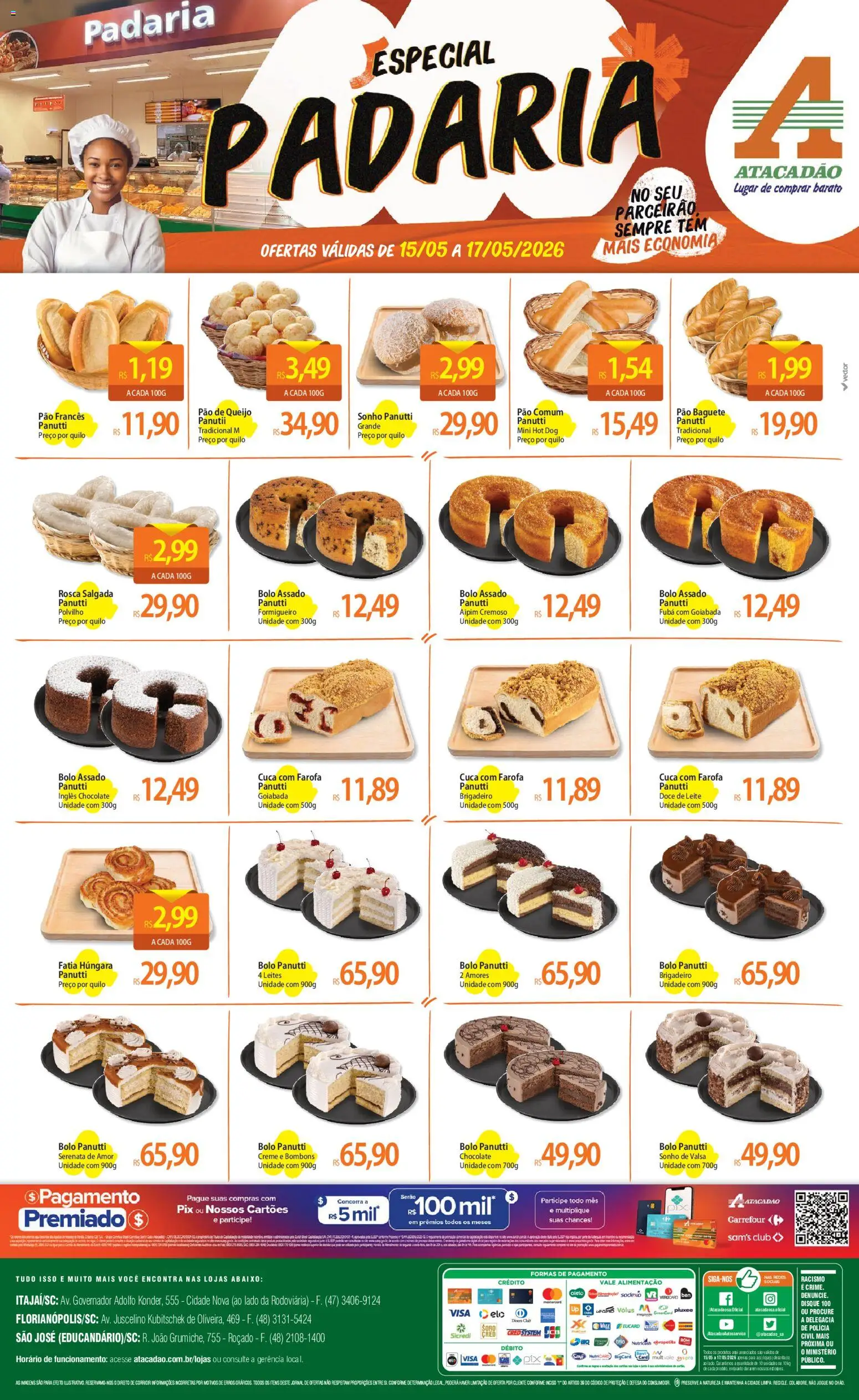 Pré-Visualização do folheto "Atacadão ofertas - SC" da loja Atacadão válido a partir de 15/05/2026