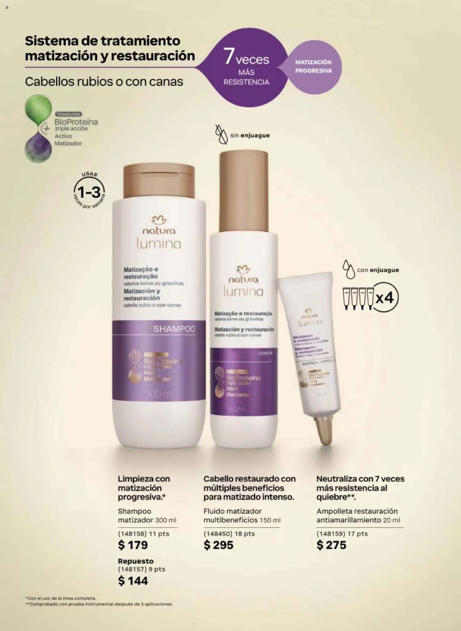 Vista previa las ofertas de la tienda Natura - Natura campaña 6 2026 desde el 02/04/2026 - Shampoo, Proteína