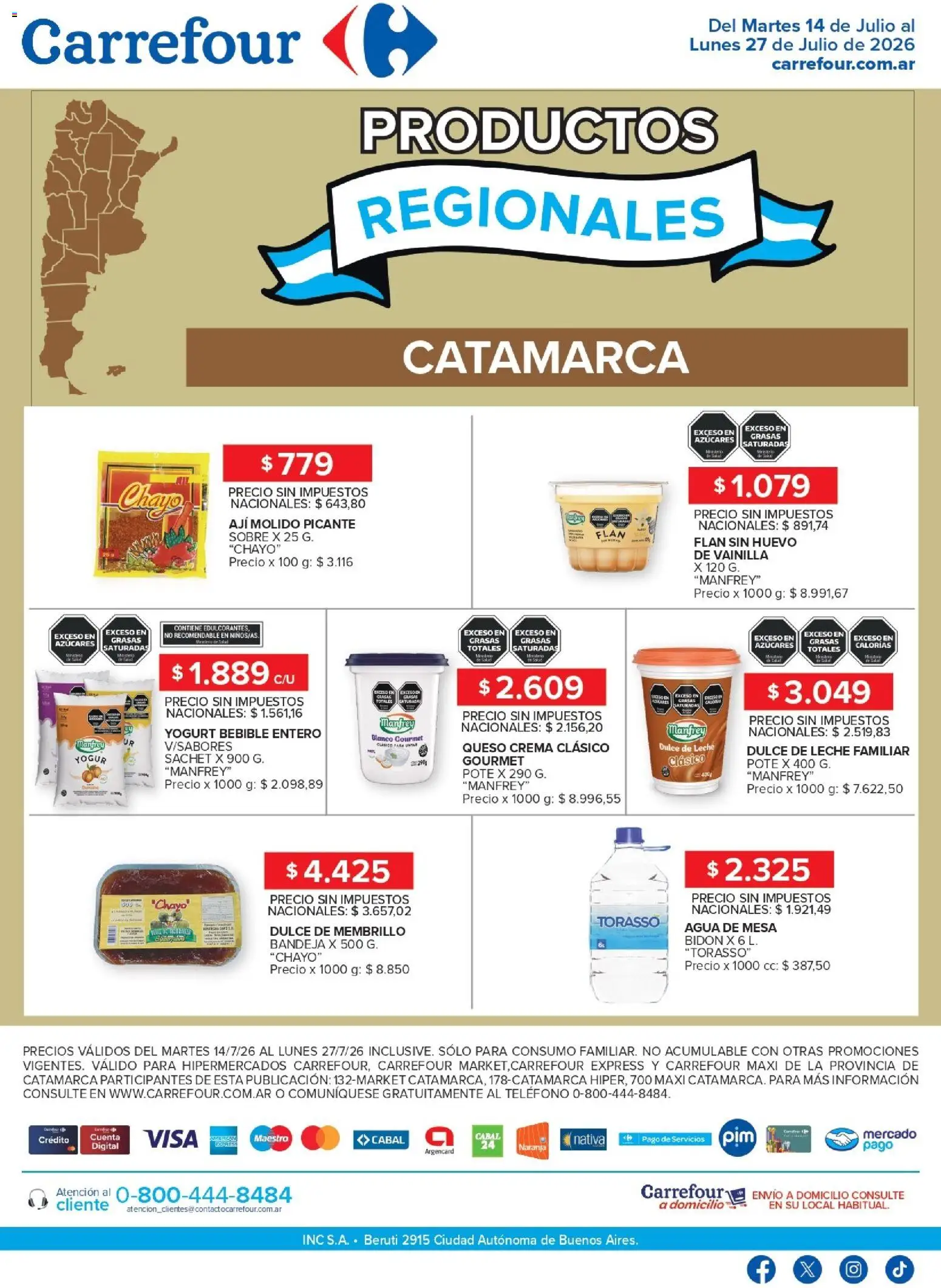 Vista previa del folleto de la tienda Carrefour válido desde el 14/07/2026 