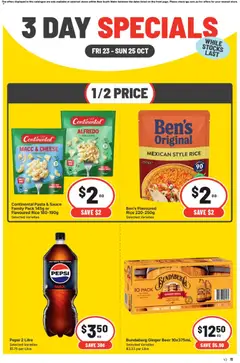 Preview of catalogue IGA ACT 3 Day Specials from shop IGA valid 23/10/2026