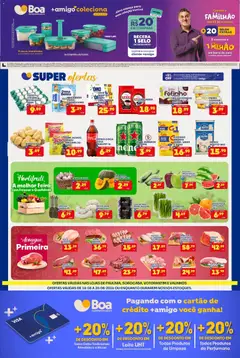 Pré-Visualização do folheto "Boa Supermercados - Ofertas da semana" da loja Boa Supermercados válido a partir de 18/08/2026