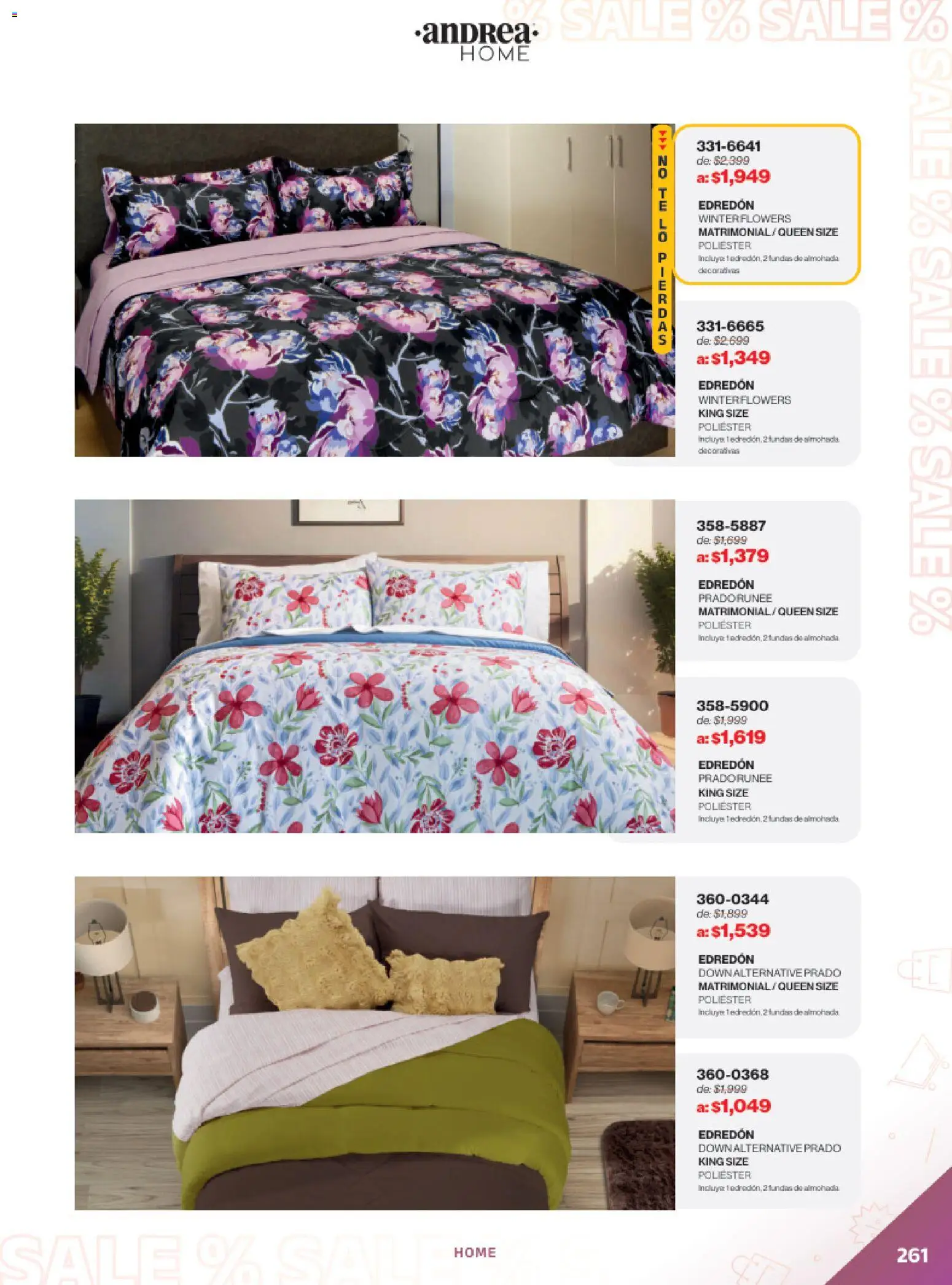 Vista previa las ofertas de la tienda Andrea - Catálogo Outlet desde el 21/12/2025 - Almohada, Sal