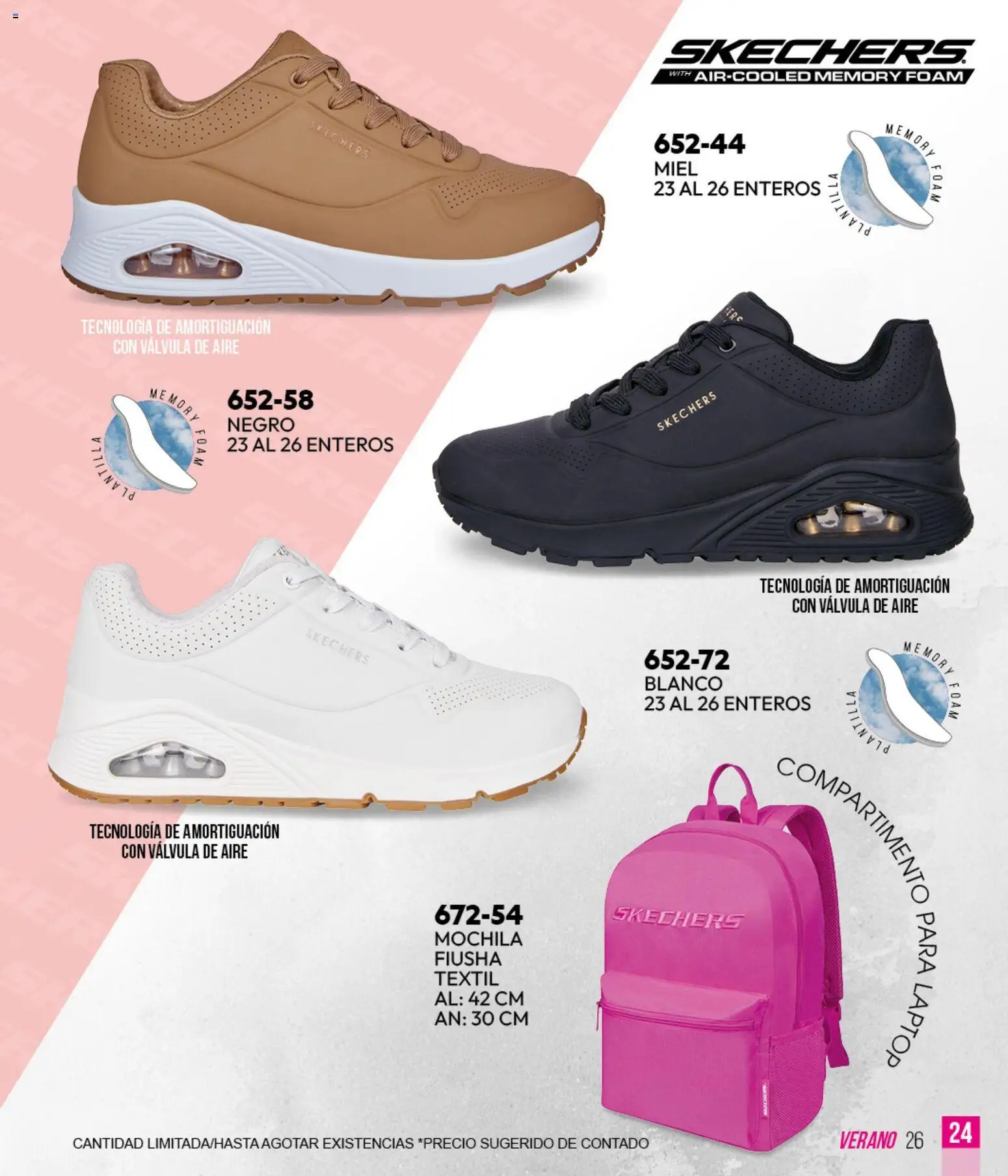 Vista previa las ofertas de la tienda Cklass - Cklass catálogo Sportbrands Verano Caballero desde el 05/03/2026 - Laptop, Mochila, Miel, Válvula