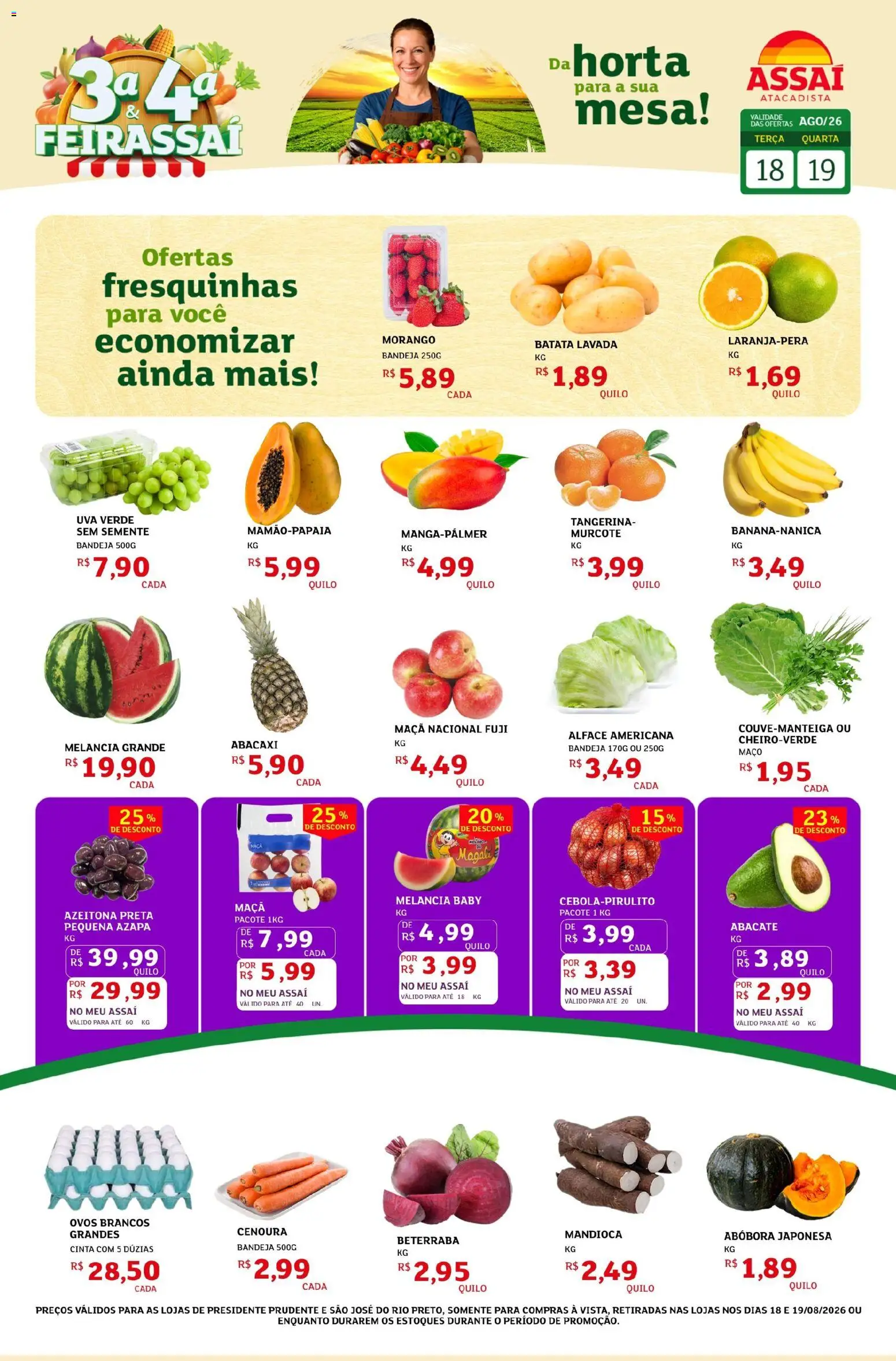Pré-Visualização do folheto "Assaí Atacadista ofertas - SP" da loja Assaí Atacadista válido a partir de 18/08/2026