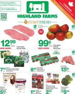 Preview of leaflet Highland Farms weekly flyer / circulaire from shop Highland Farms is valid from Sep 24, 2026