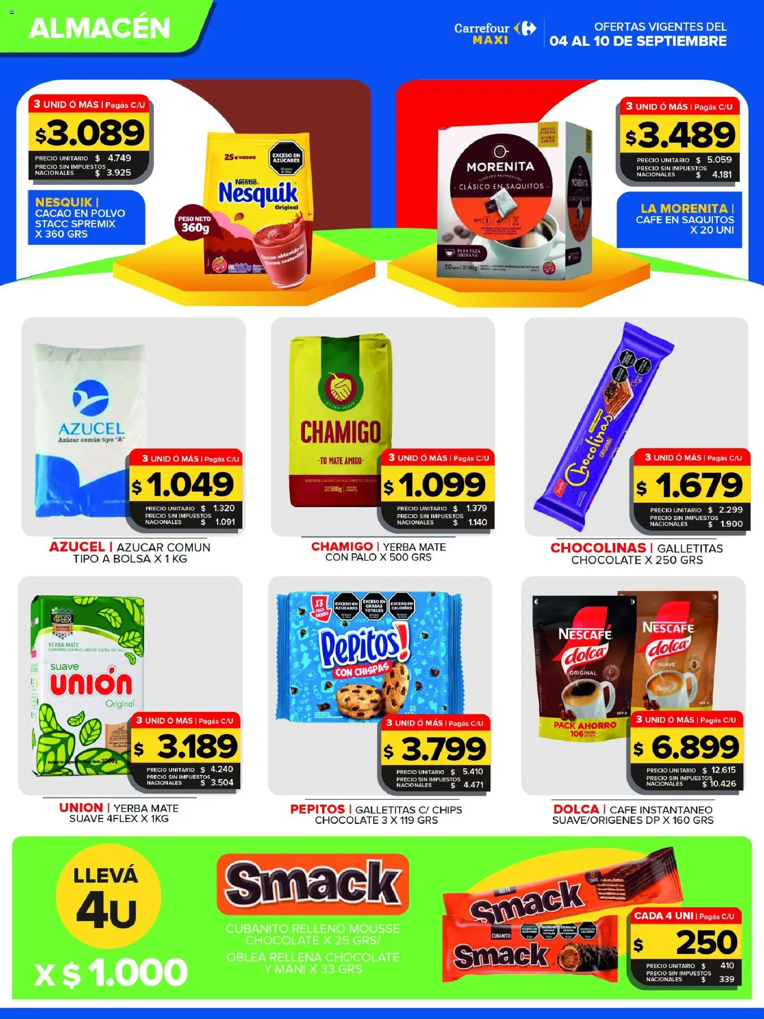 Vista previa del folleto de la tienda Carrefour Maxi válido desde el 04/09/2026 