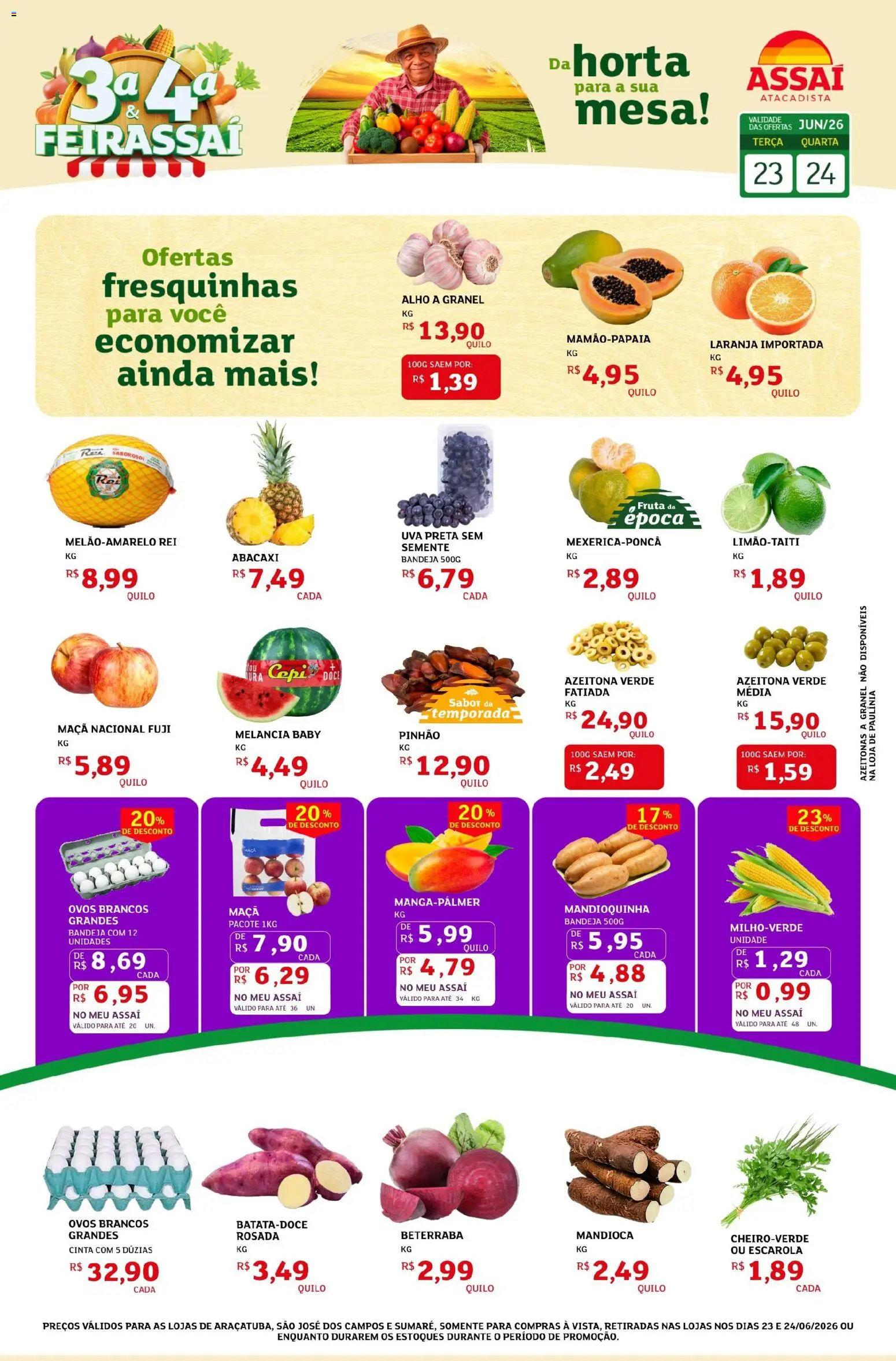 Pré-Visualização do folheto "Assaí Atacadista ofertas - SP" da loja Assaí Atacadista válido a partir de 23/06/2026