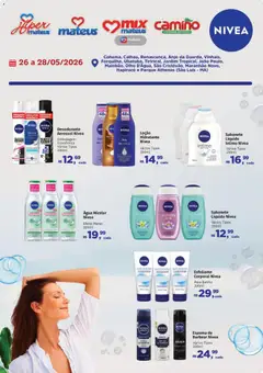 Pré-Visualização do folheto "Mateus ofertas Exclusivo Nivea" da loja Mateus válido a partir de 26/05/2026