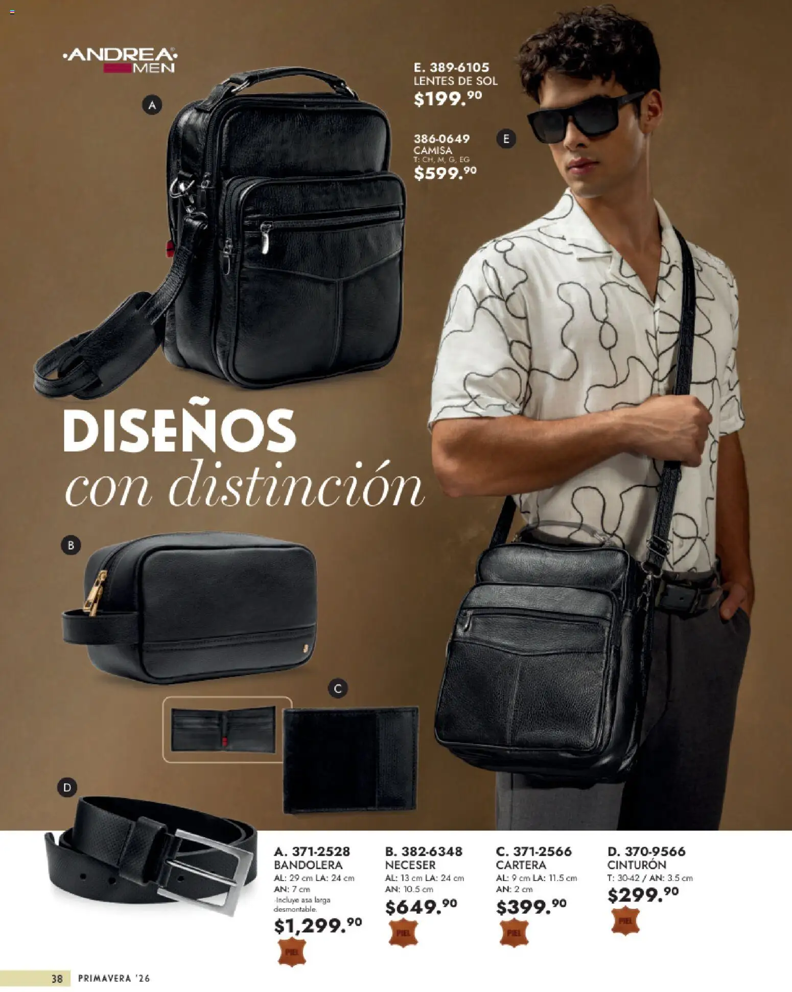 Vista previa las ofertas de la tienda Andrea - Catálogo Primavera desde el 25/01/2026 - Mochila, Cinturón