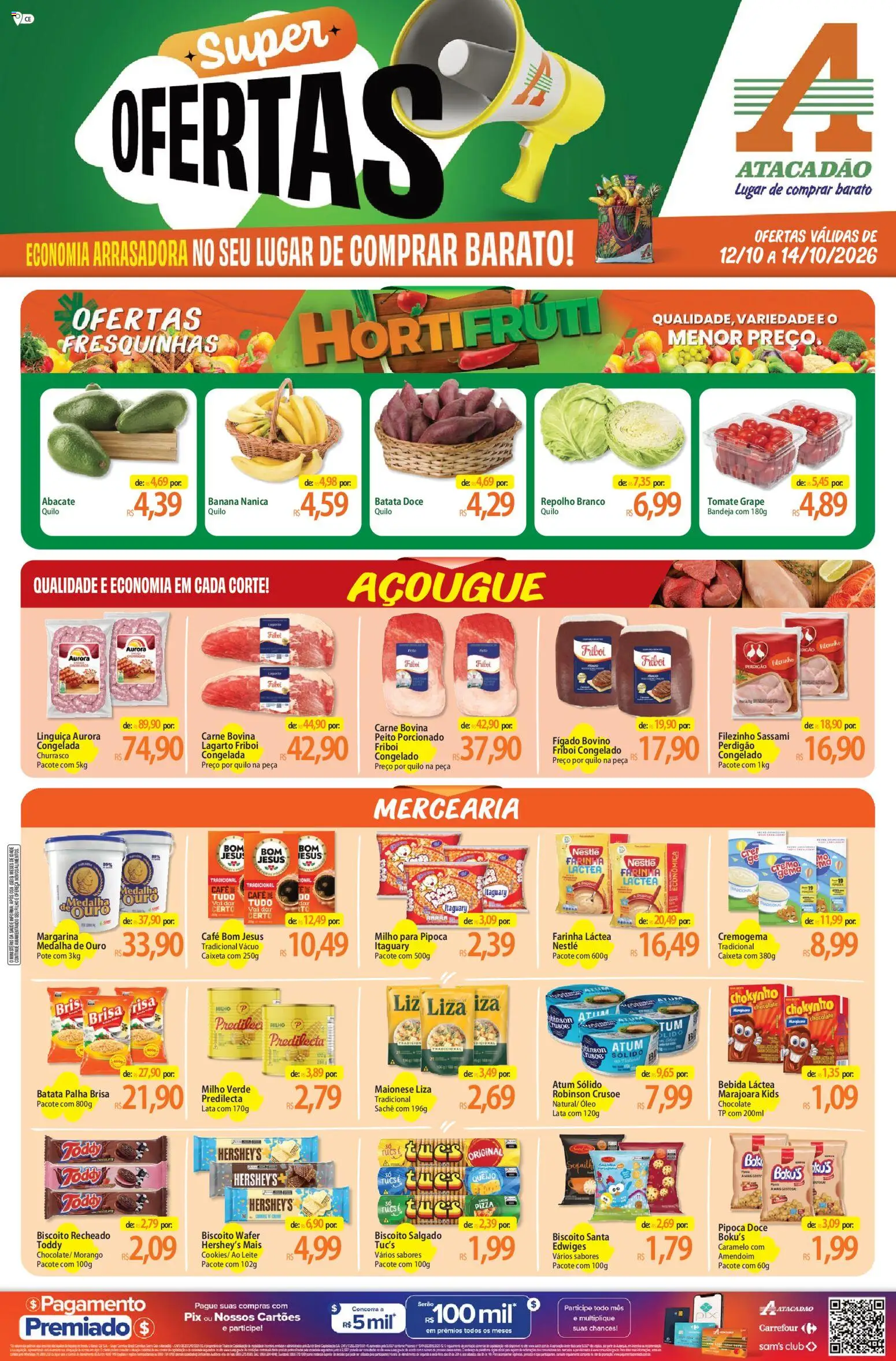 Pré-Visualização do folheto "Atacadão ofertas - CE" da loja Atacadão válido a partir de 12/10/2026