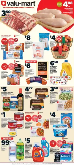 Preview of leaflet Valu Mart weekly flyer from shop Valu Mart is valid from Aug 13, 2026