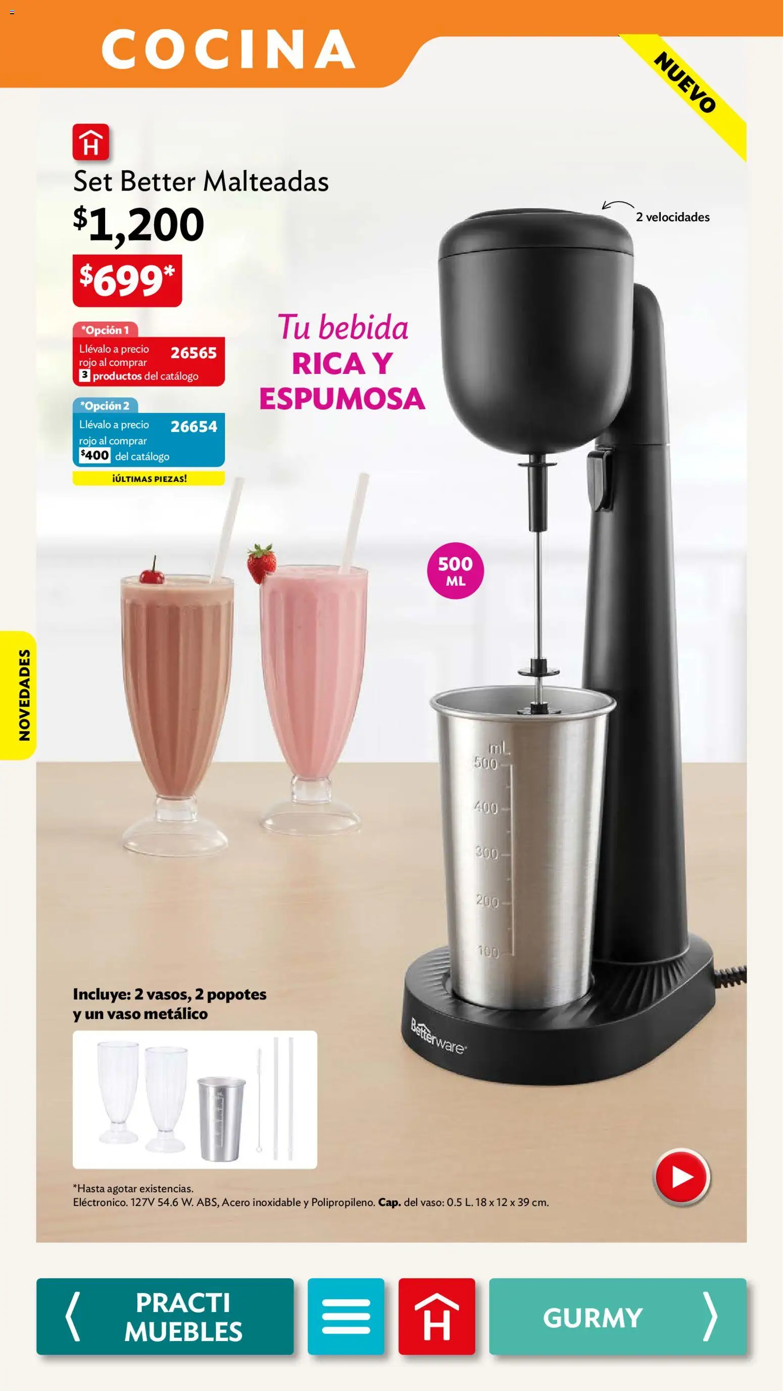 Vista previa las ofertas de la tienda Betterware - Betterware campaña 10 2026 desde el 28/09/2026 - Cocina