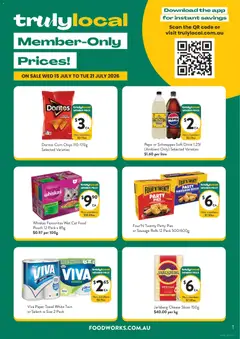 Preview of catalogue Foodworks Truly local from shop Foodworks valid 15/07/2026