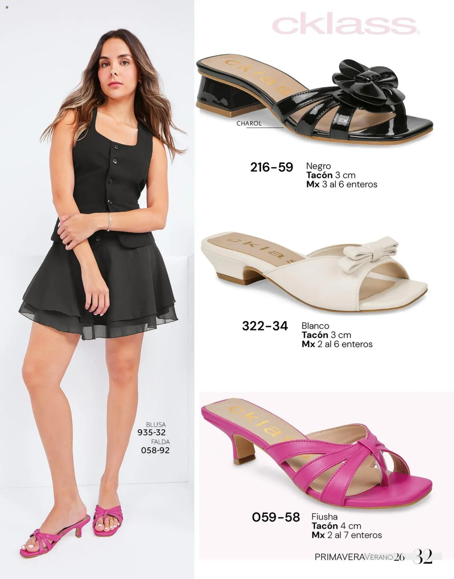Vista previa las ofertas de la tienda Cklass - Catálogo Dama Calzado desde el 02/01/2026 - Blusa, Falda
