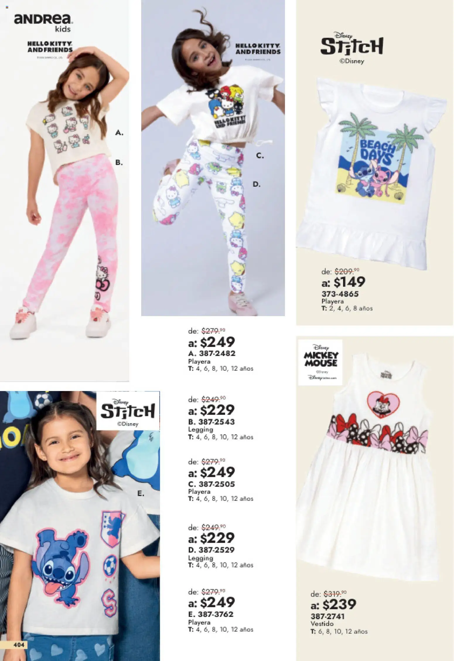 Vista previa las ofertas de la tienda Andrea - Andrea catálogo Outlet desde el 26/07/2026 