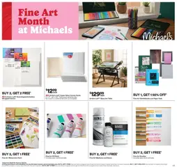 Un aperçu du dépliant Michaels weekly flyer / circulaire du magasin Michaels est valide à partir 16 août 2026