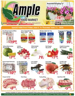 Preview of leaflet Ample Food Market weekly flyer / circulaire from shop Ample Food Market is valid from Jun 05, 2026