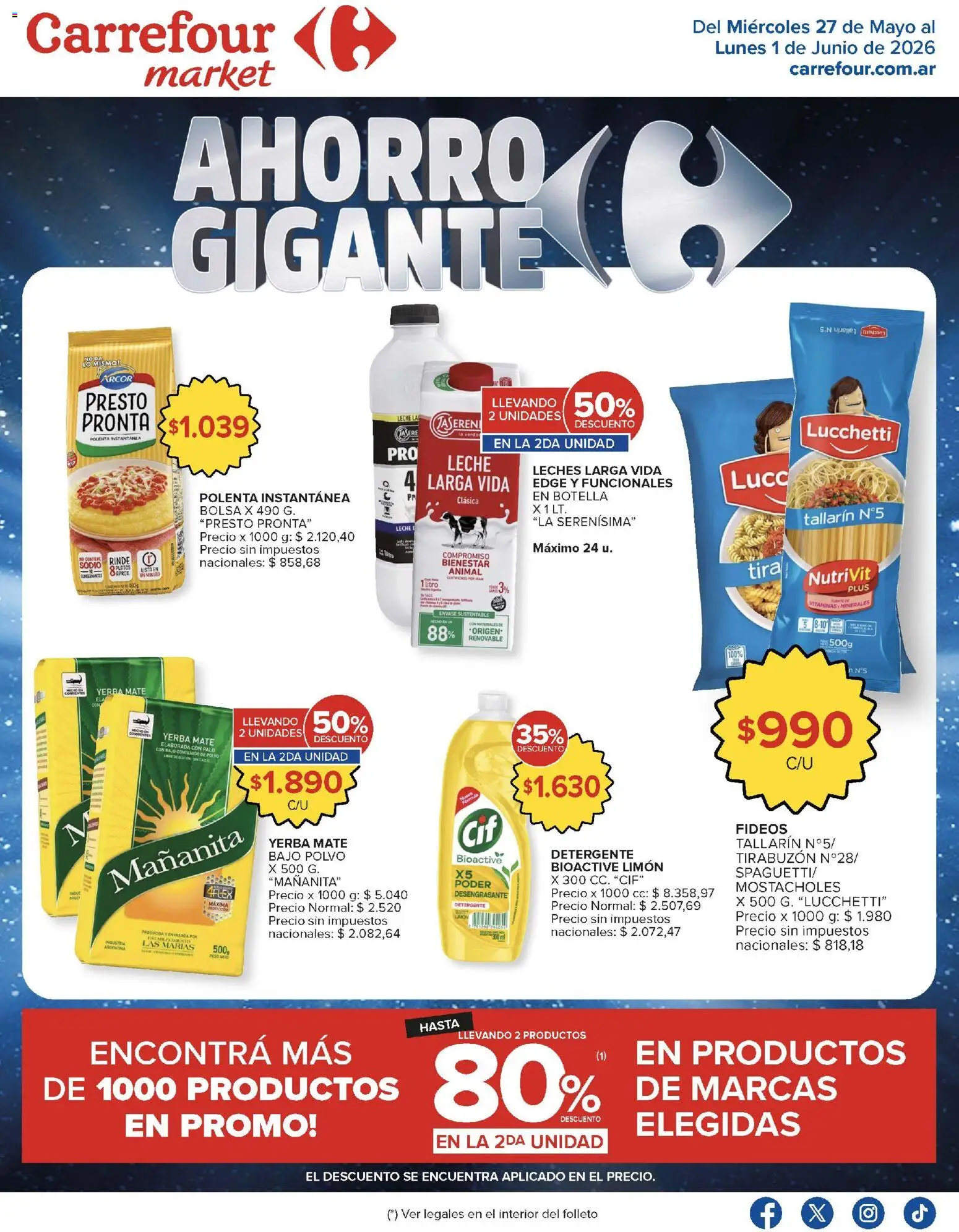 Vista previa del folleto de la tienda Carrefour Market válido desde el 27/05/2026 