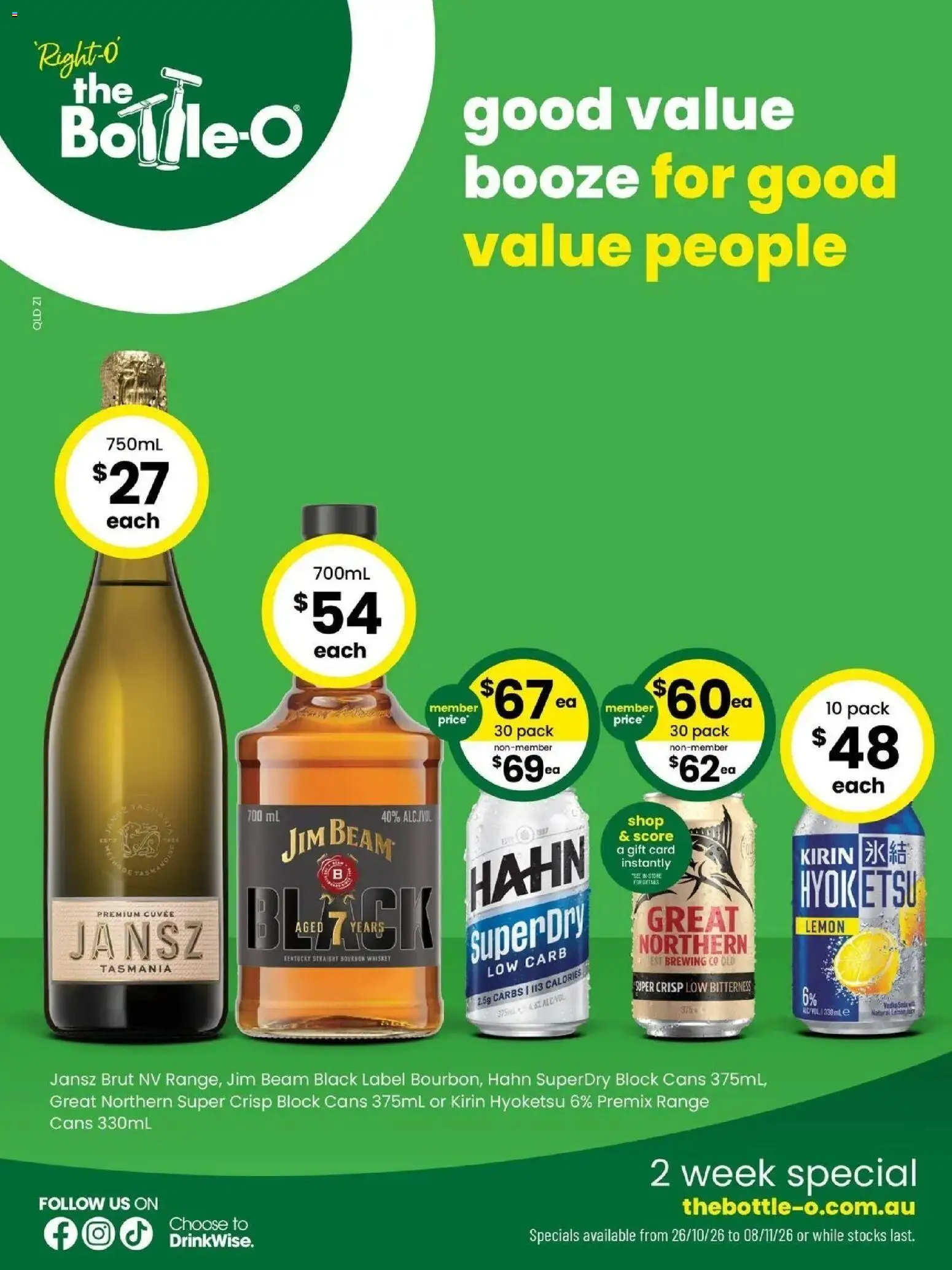 Preview of catalogue The Bottle-O catalogue Durack from shop The Bottle-O valid 26/10/2026