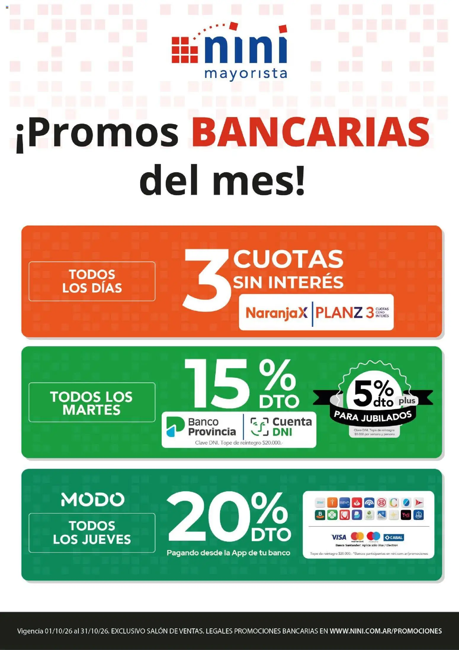 Vista previa del folleto de la tienda NINI Mayorista válido desde el 12/10/2026 