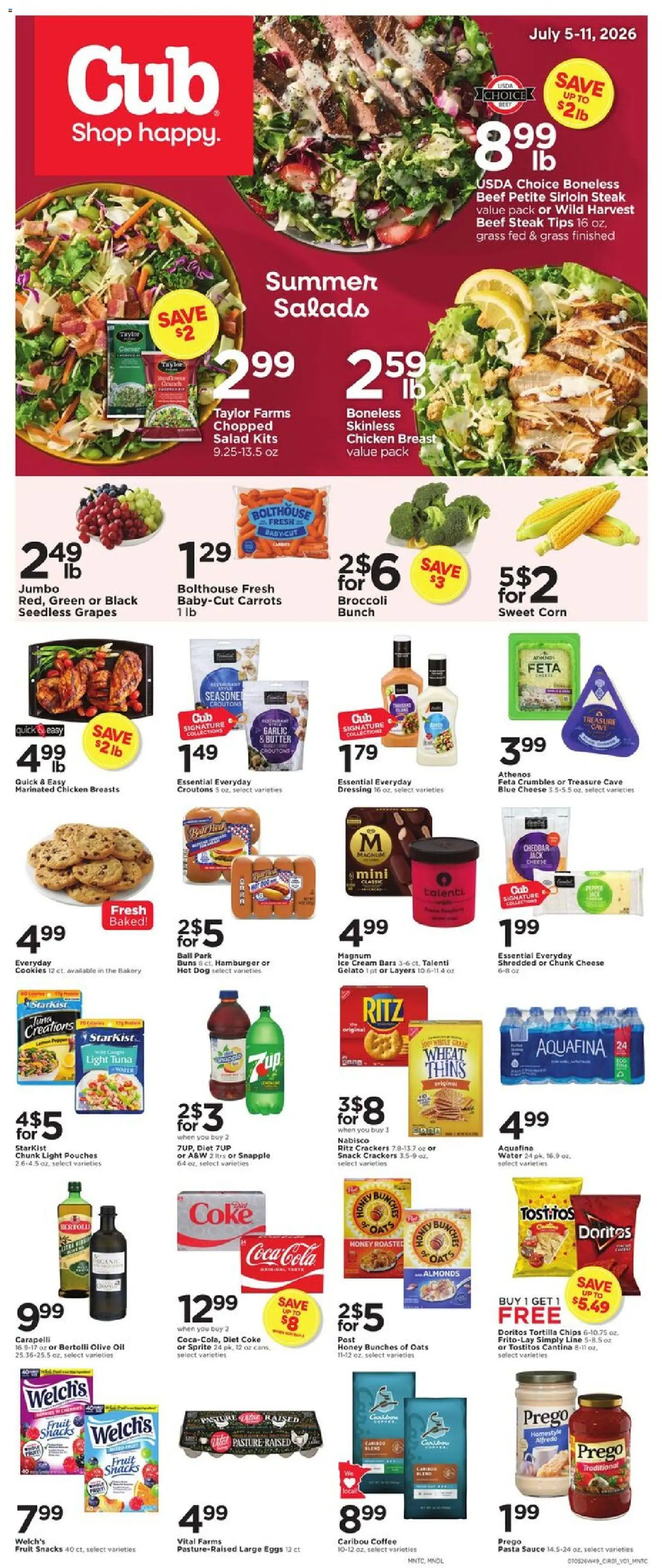 Ad Preview of Cub Foods Cub Foods Weekly Ad from 07/05/2026