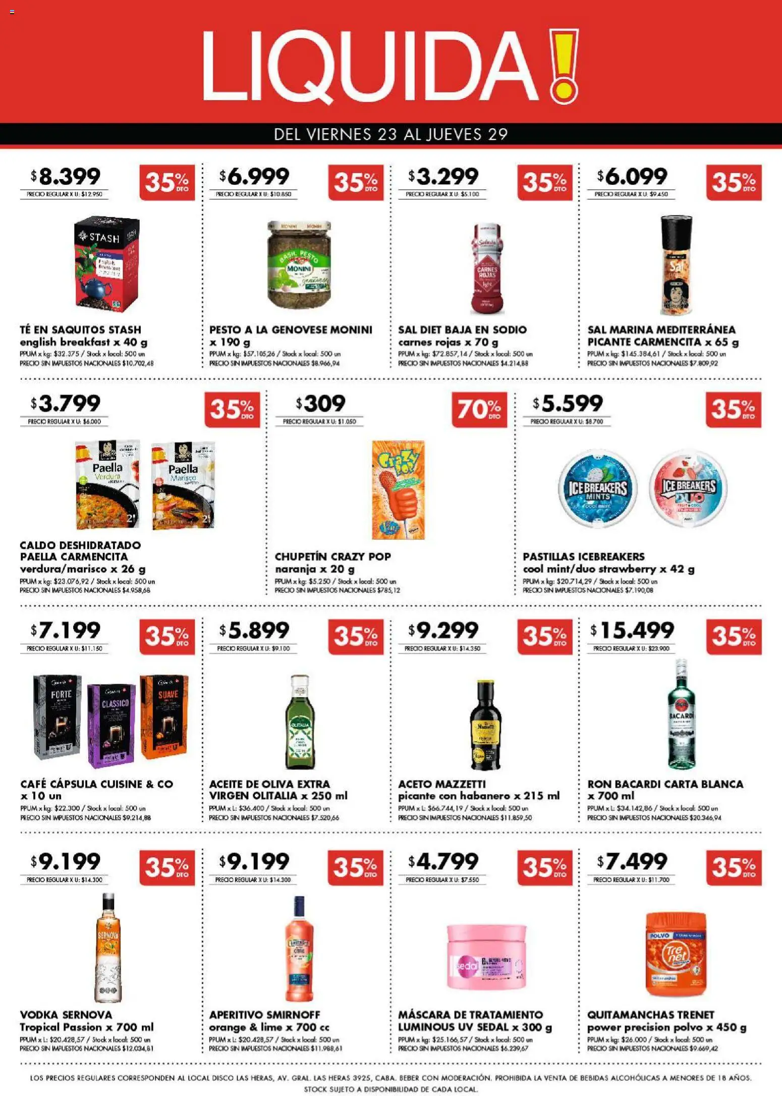 Vista previa del folleto de la tienda Disco válido desde el 23/10/2026 