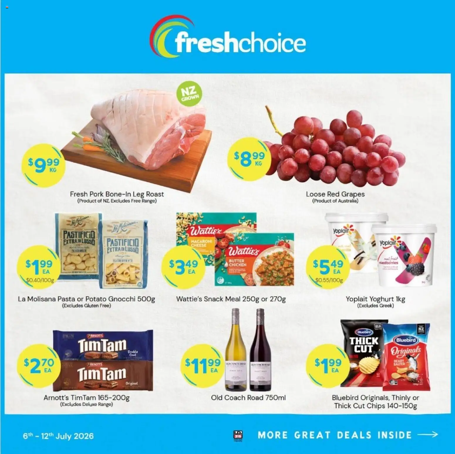 Preview of catalogue FreshChoice catalogue from shop FreshChoice valid 6 Jul 2026