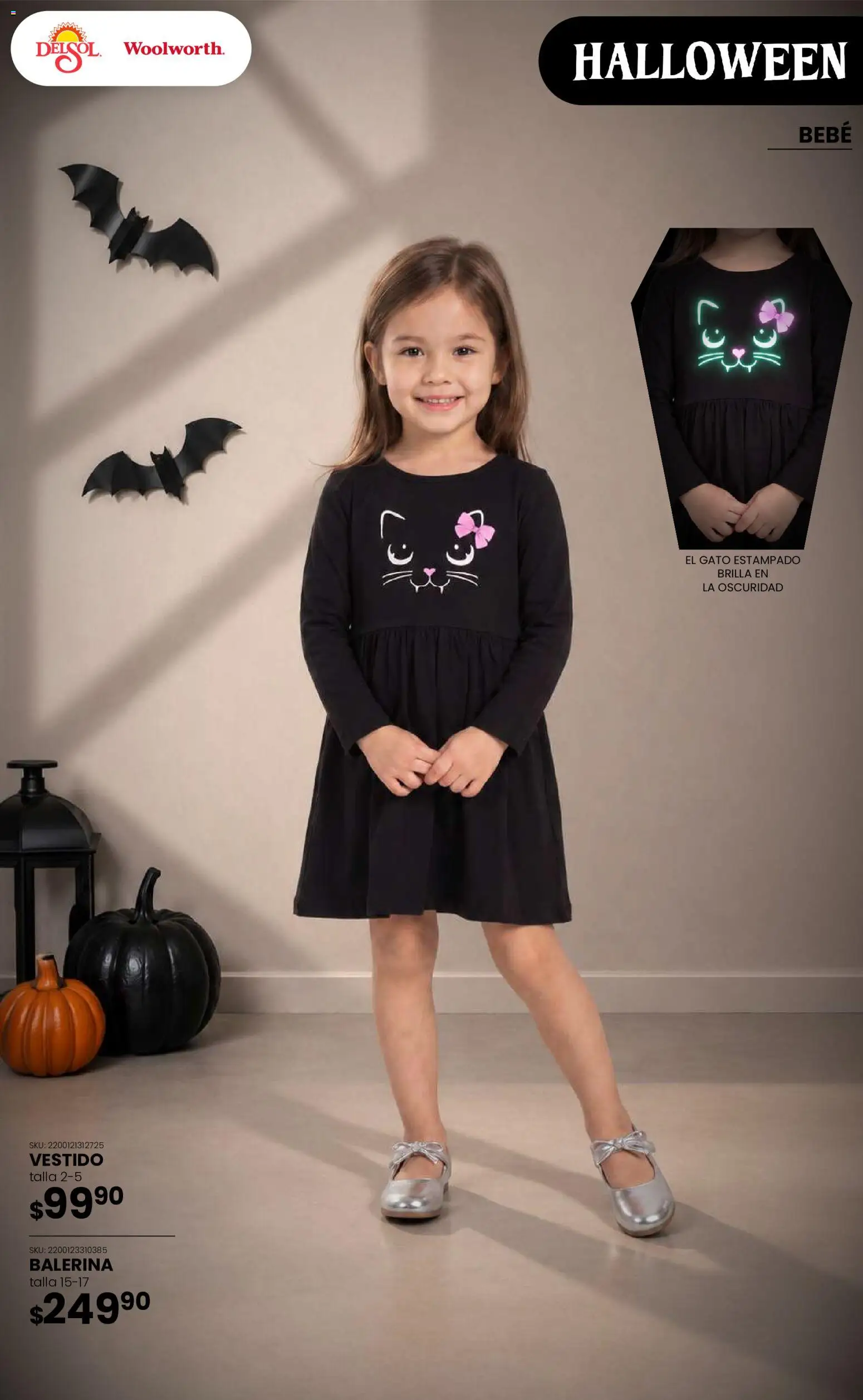 Vista previa las ofertas de la tienda Del Sol y Woolworth - Del Sol y Woolworth catálogo Halloween desde el 22/10/2026 