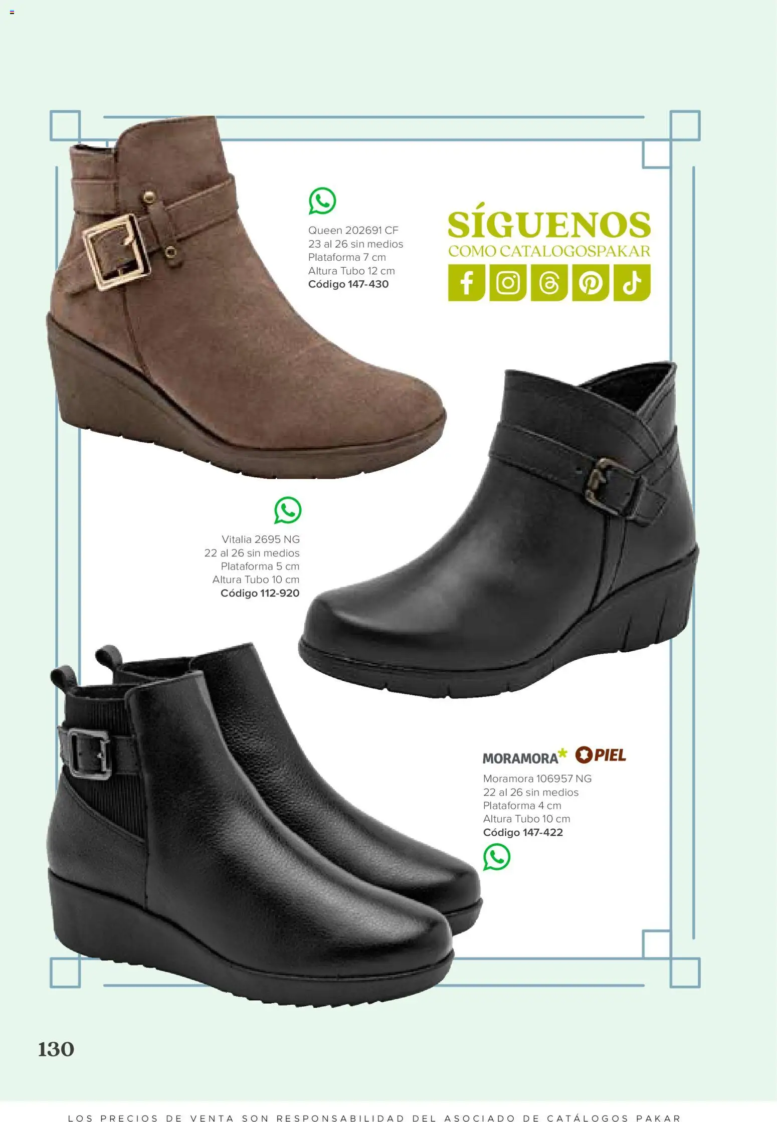 Vista previa las ofertas de la tienda SC Pakar - SC Pakar catálogo Bota desde el 31/07/2026 