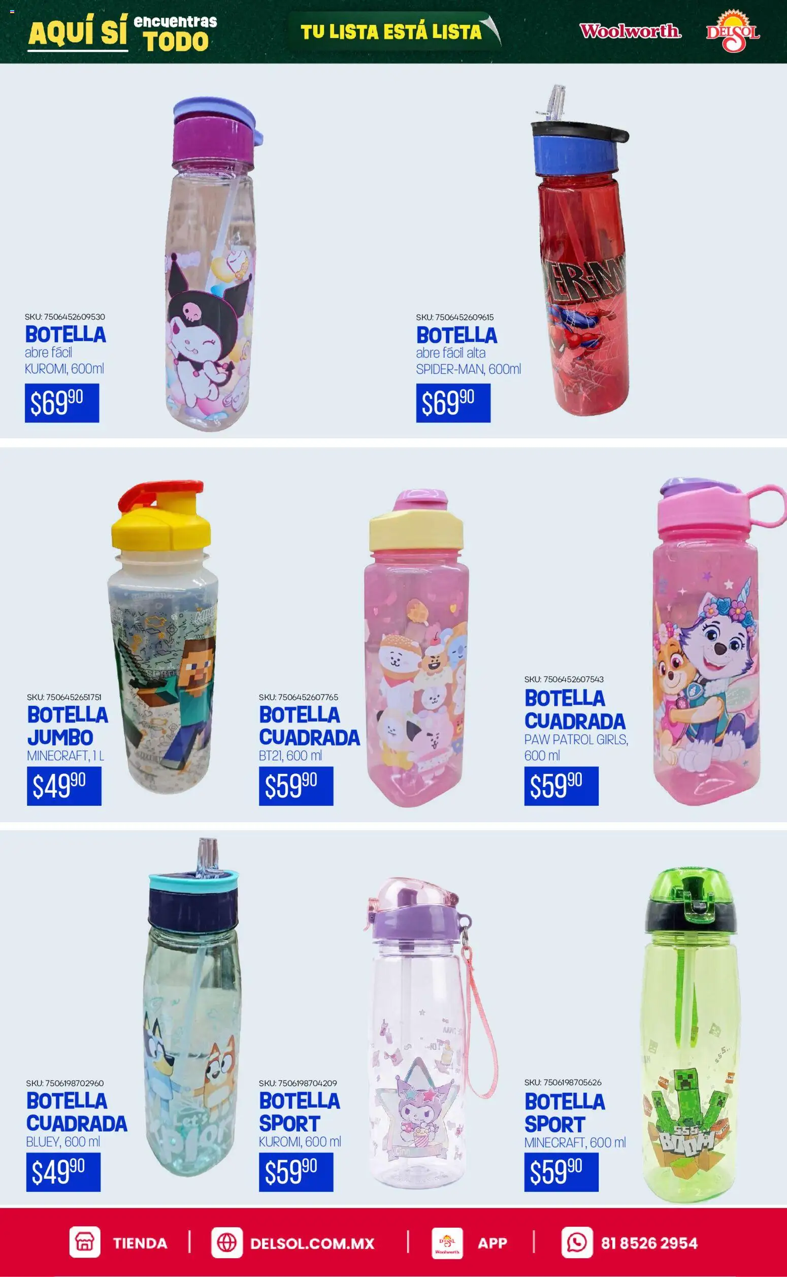 Vista previa las ofertas de la tienda Del Sol y Woolworth - Del Sol y Woolworth catálogo Back To School desde el 25/06/2026 