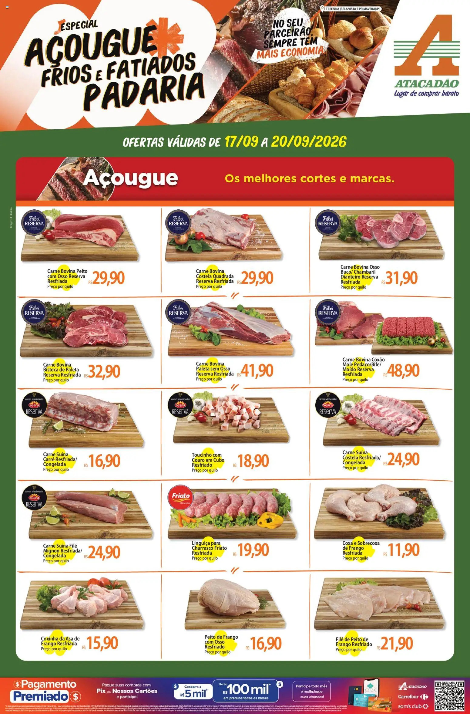 Pré-Visualização do folheto "Atacadão ofertas - PI" da loja Atacadão válido a partir de 17/09/2026