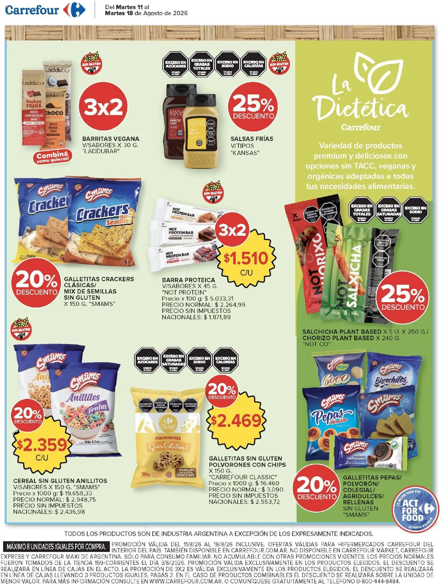Vista previa del folleto de la tienda Carrefour válido desde el 11/08/2026 