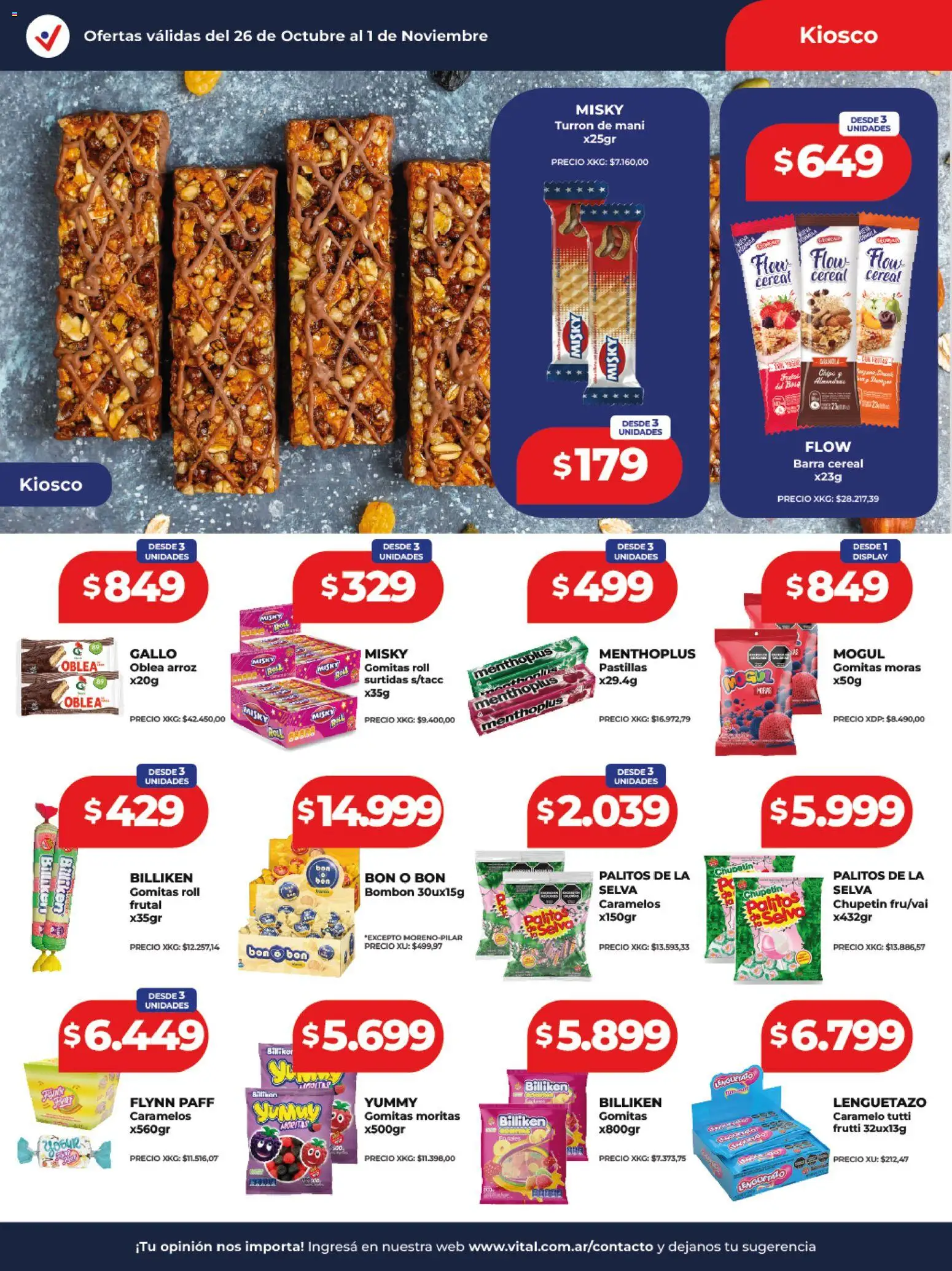 Vista previa del folleto de la tienda Vital válido desde el 26/10/2026 