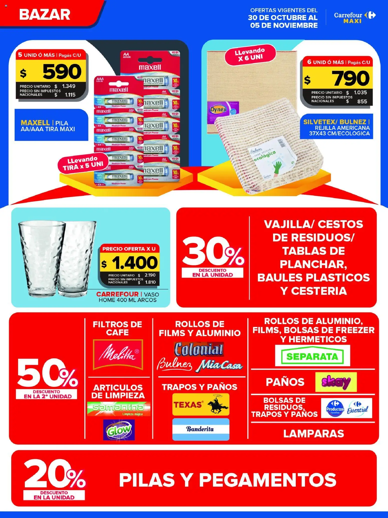 Vista previa del folleto de la tienda Carrefour Maxi válido desde el 30/10/2026 
