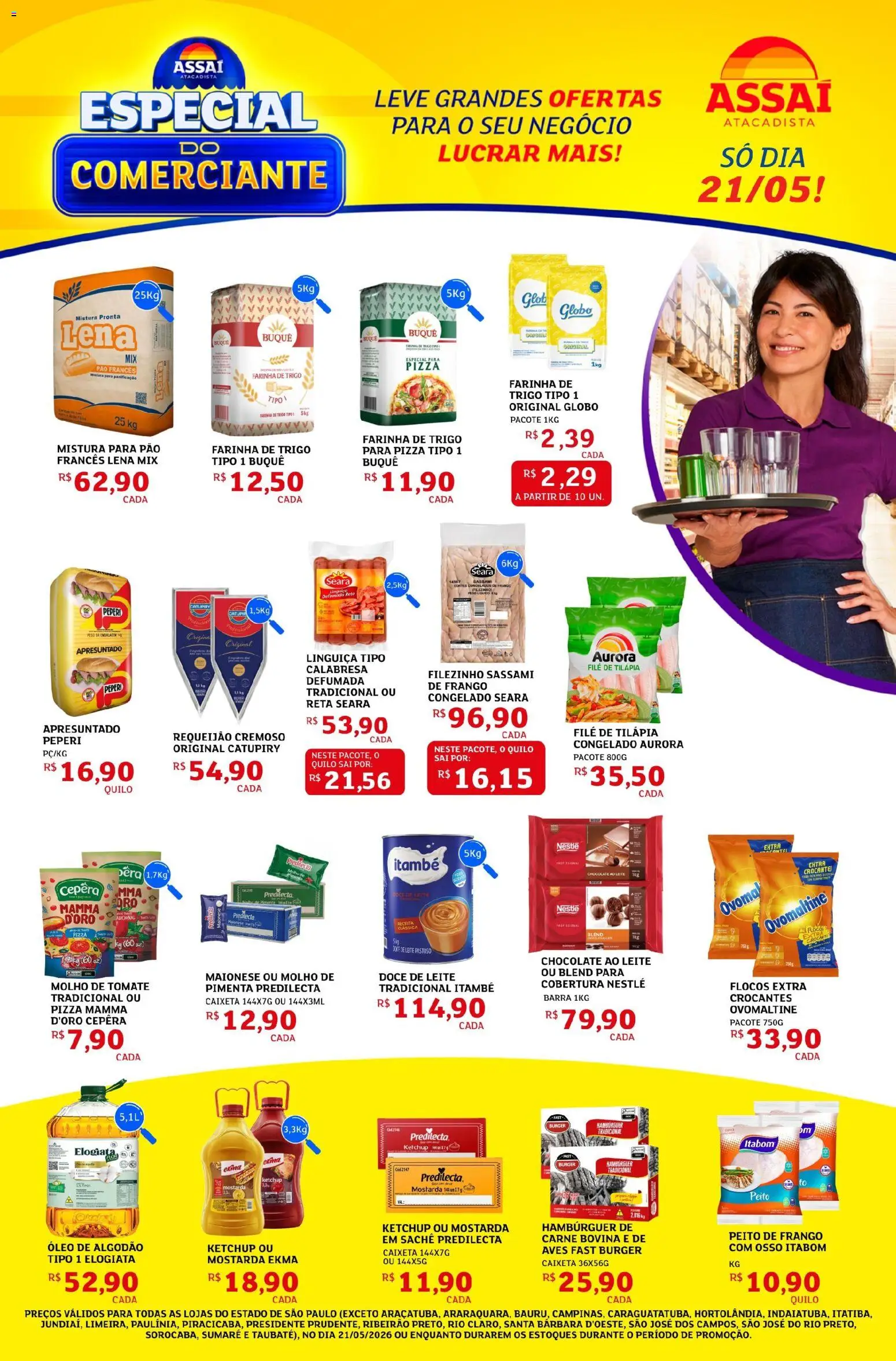 Pré-Visualização do folheto "Assaí Atacadista ofertas - SP" da loja Assaí Atacadista válido a partir de 21/05/2026