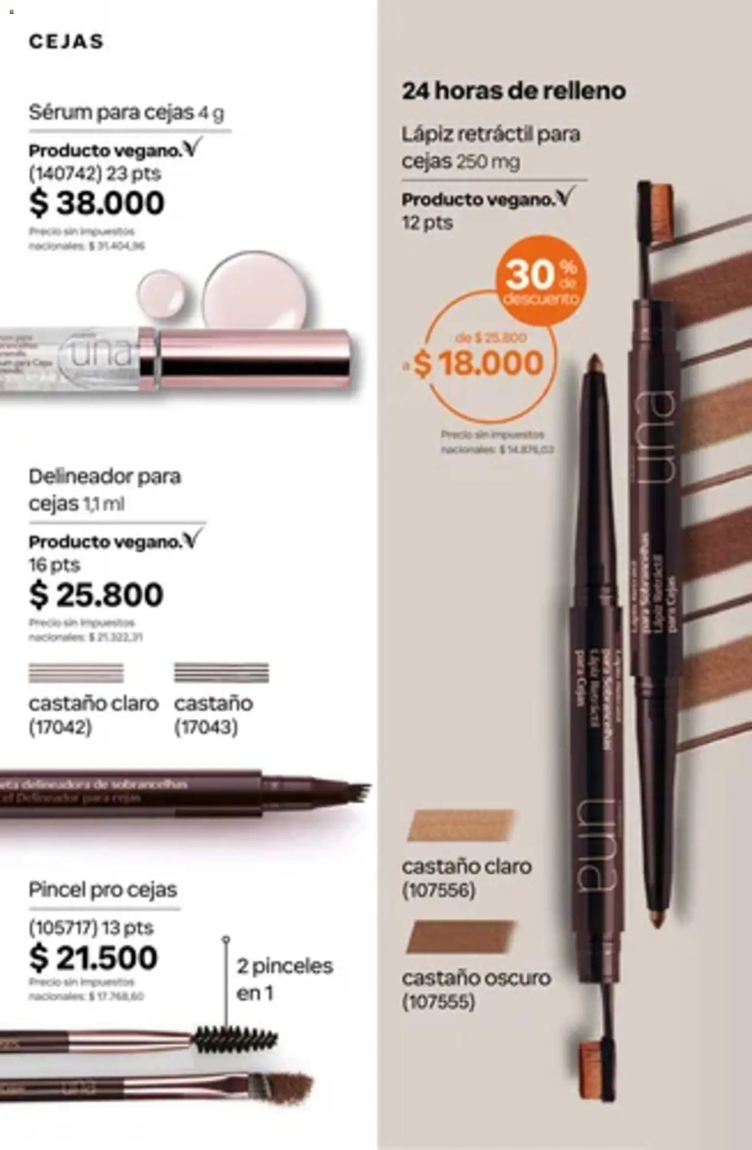 Vista previa del folleto de la tienda Natura válido desde el 01/10/2026 - Serum, Pincel, Delineador