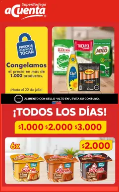 Folleto de la tienda Super Bodega aCuenta válido desde el 06.07.2026 