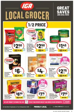 Preview of catalogue IGA catalogue Adelaide from shop IGA valid 09/09/2026