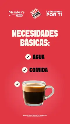Vista previa las ofertas de la tienda City Club - City Club catálogo Café desde el 01/10/2026 