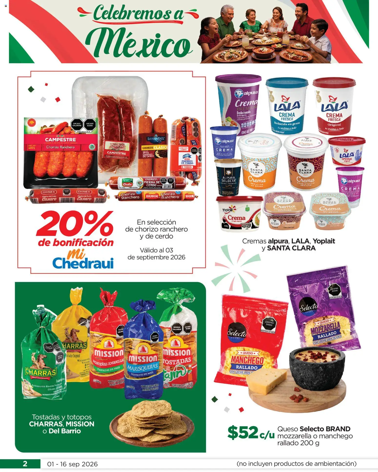 Vista previa las ofertas de la tienda Chedraui - Chedraui folleto desde el 01/09/2026 