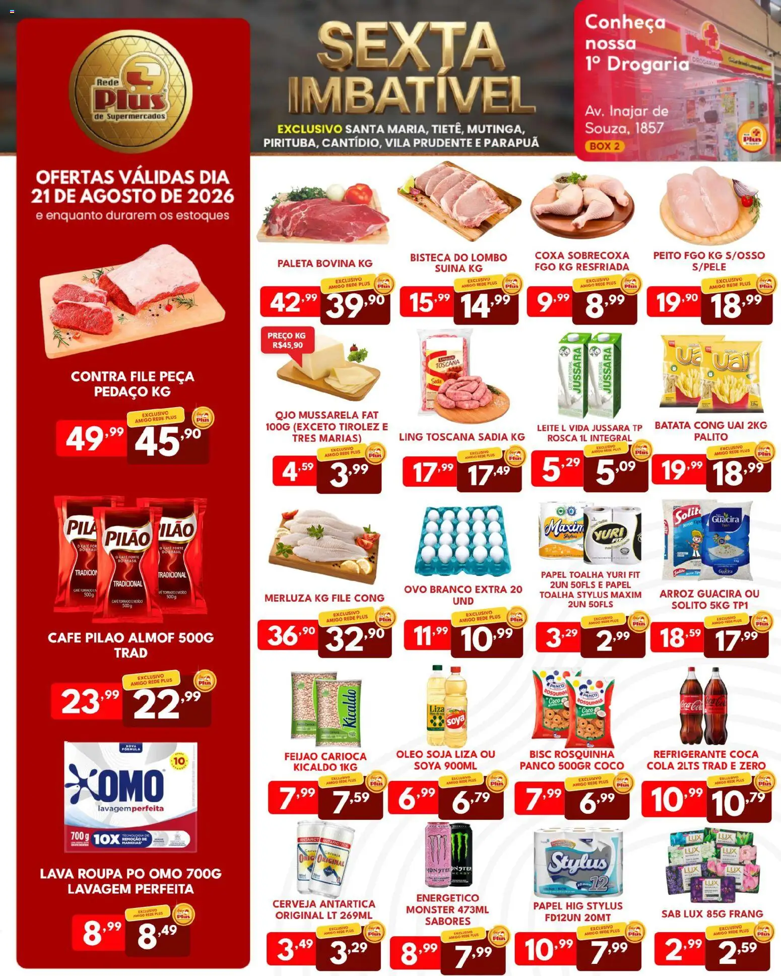 Ofertas Rede Plus Supermercados até 23/08/2026. - Página 1