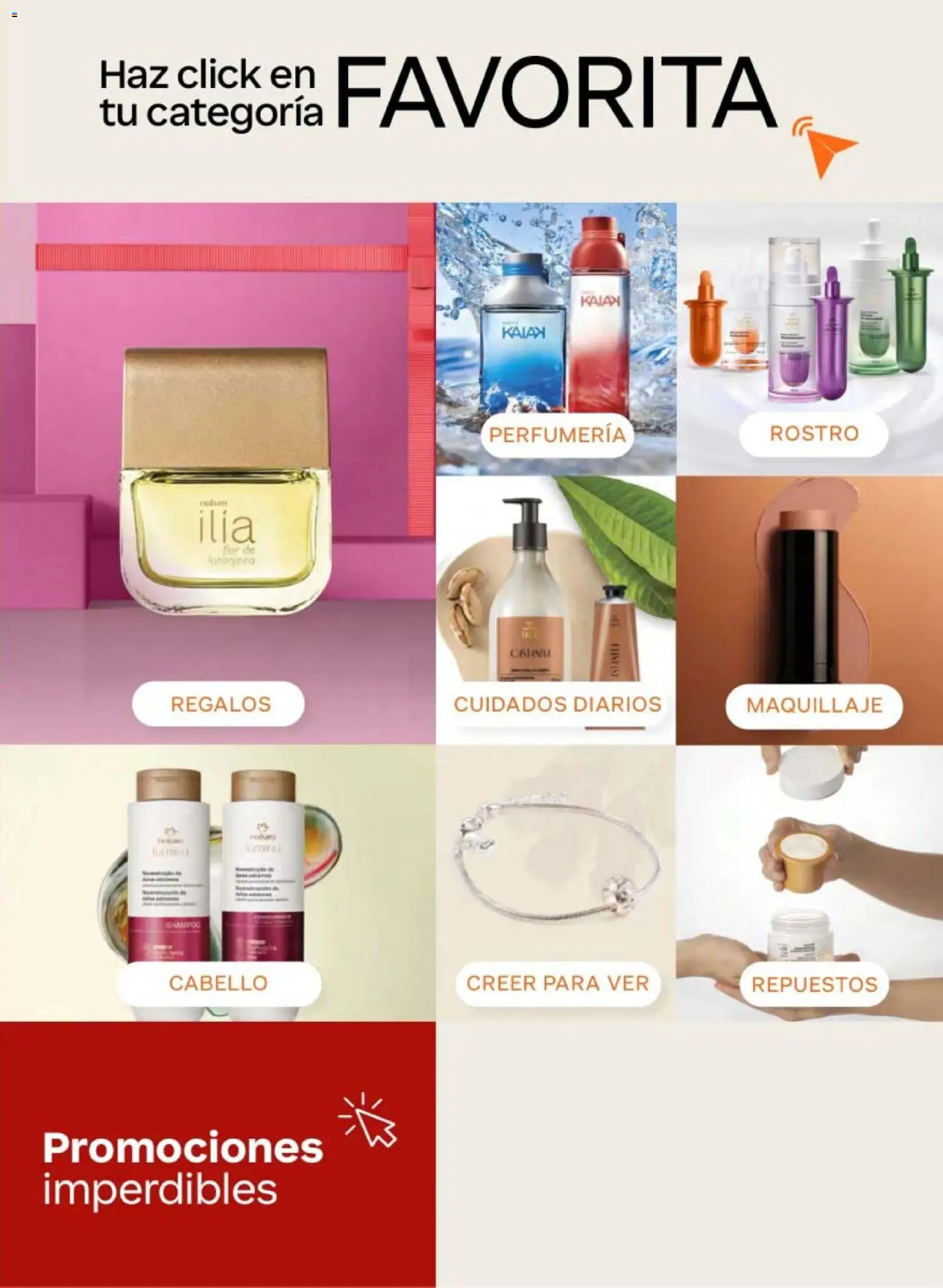 Vista previa las ofertas de la tienda Natura - Natura campaña 10 2026 desde el 19/06/2026 - Maquillaje