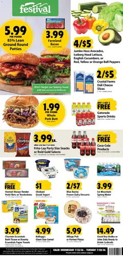 Ad Preview of Festival Foods Festival Foods Weekly Ad from 07/22/2026