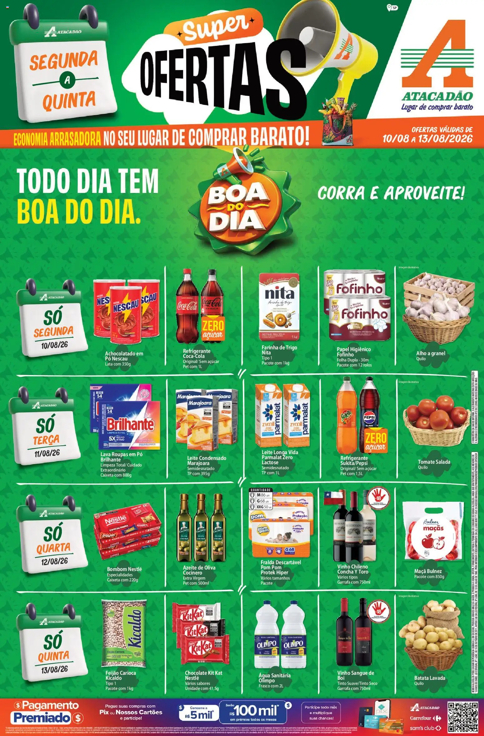 Pré-Visualização do folheto "Atacadão ofertas - SP" da loja Atacadão válido a partir de 10/08/2026